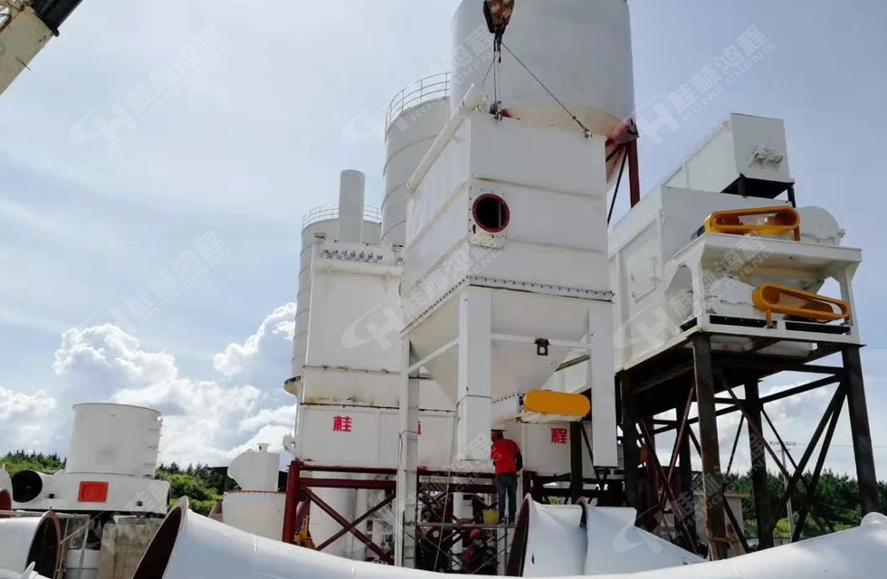 桂林鸿程15吨新型氢氧化钙生产线湖南客户即将完工