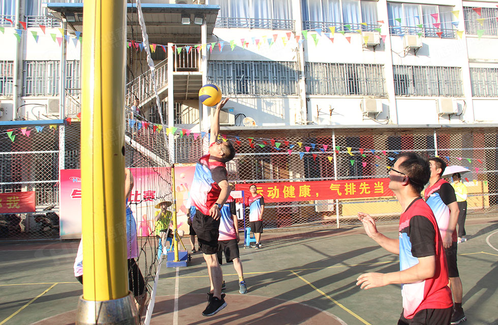 翘首以盼！桂林鸿程全体员工首届气排球比赛火热开幕