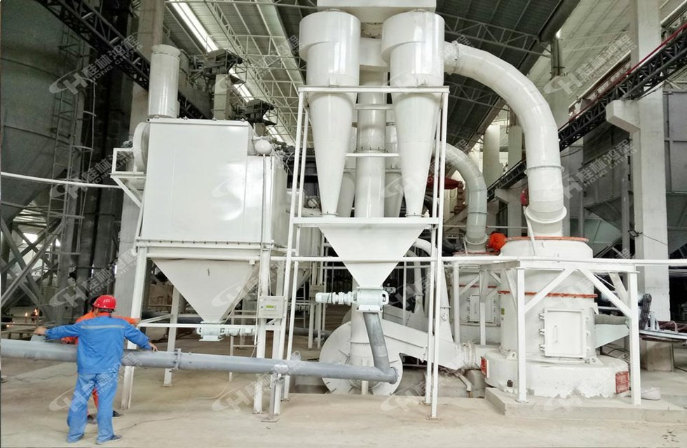 石膏水泥磨|脱硫石膏粉粉磨，石膏粉磨加工生产线工程案例
