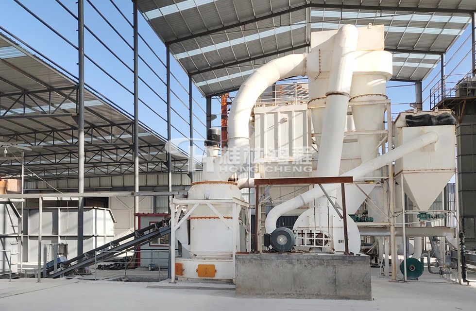 桂林鸿程脱硫石灰石生产设备200目时产9吨