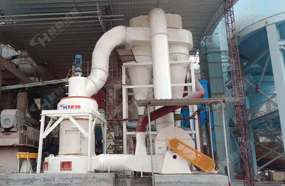 石灰石磨粉机hc1700案例：乐山市某建材公司石灰石磨粉325目项目设计