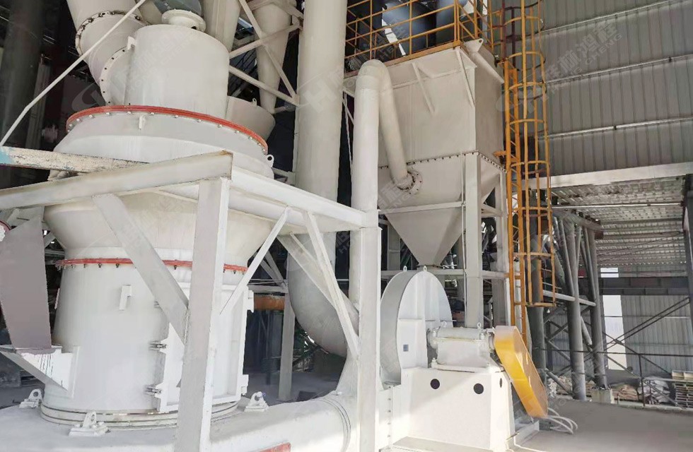 熟石灰磨粉机湖北客户案例现场图