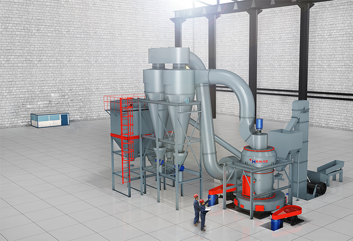 200目滑石雷蒙机HC纵摆式磨粉机设备成套设备组成