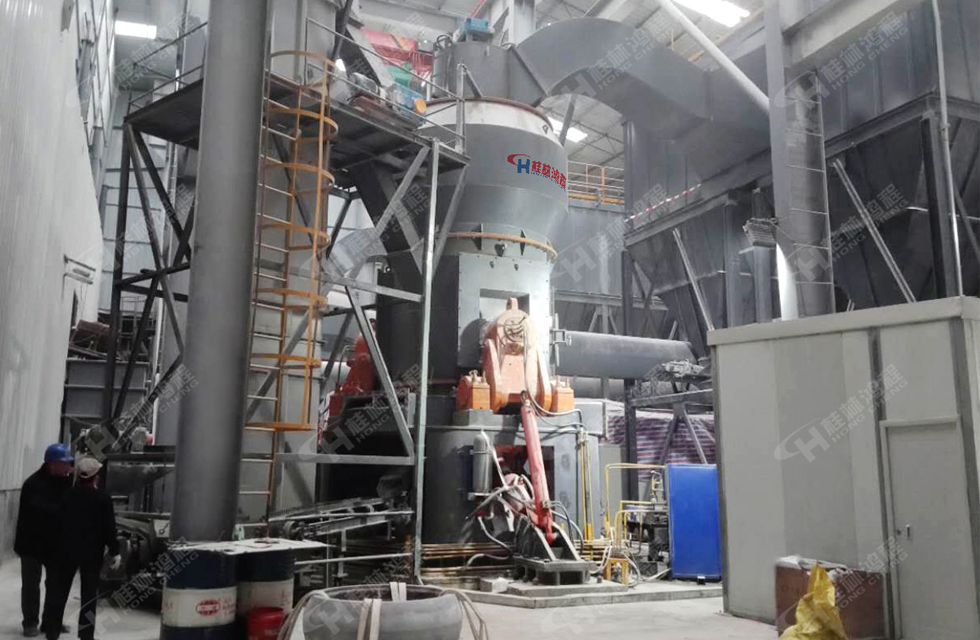325目石灰石立磨矿粉加工生产线 矿粉加工生产线