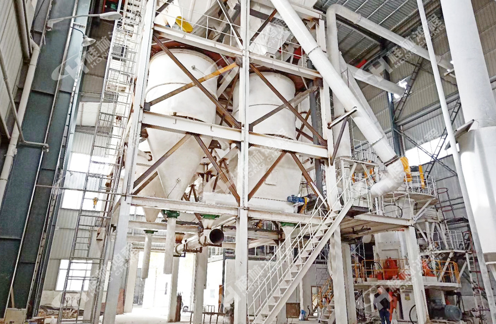 400目方解石超细立磨磨粉机矿粉加工生产线案例 400目方解石超细立磨磨粉机矿粉加工生产线案例