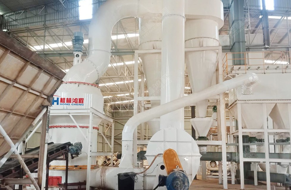 重晶石粉增白工艺,重晶石雷蒙磨生产线设备